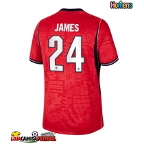 Camisa de Futebol Inglaterra Reece James #24 Equipamento Secundário Mundo 2026 Manga Curta
